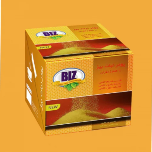 پودر نبات BIZ  با طعم زعفران