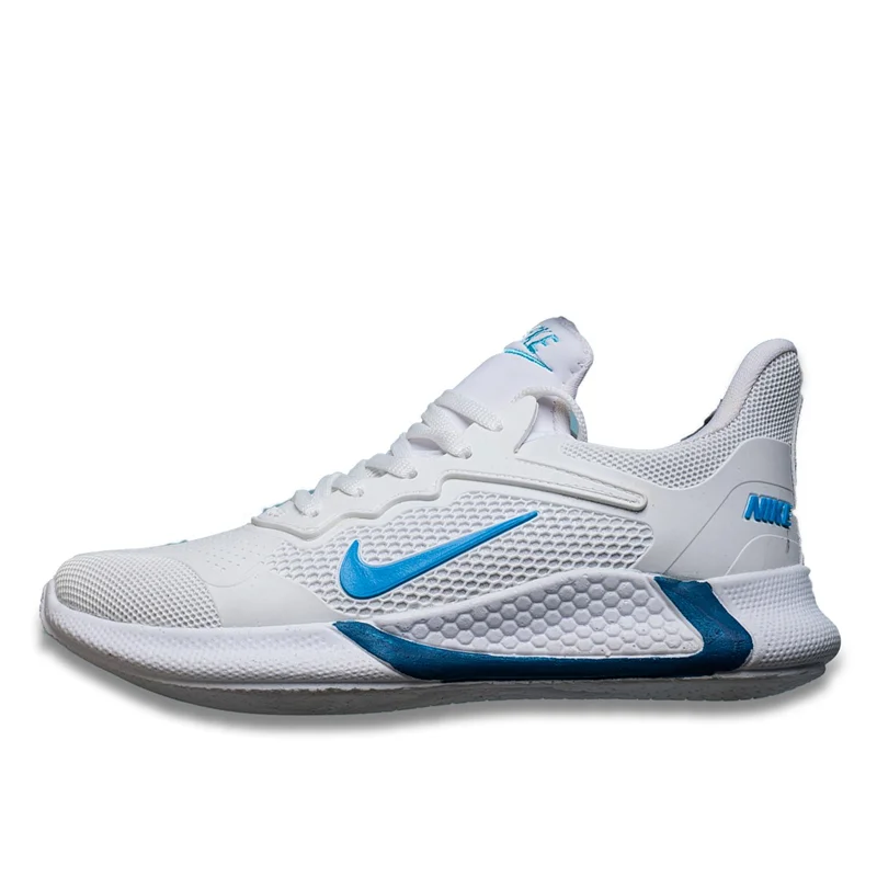 کفش ورزشی نایک مردانه سفید آبی مدل AIPHA :
